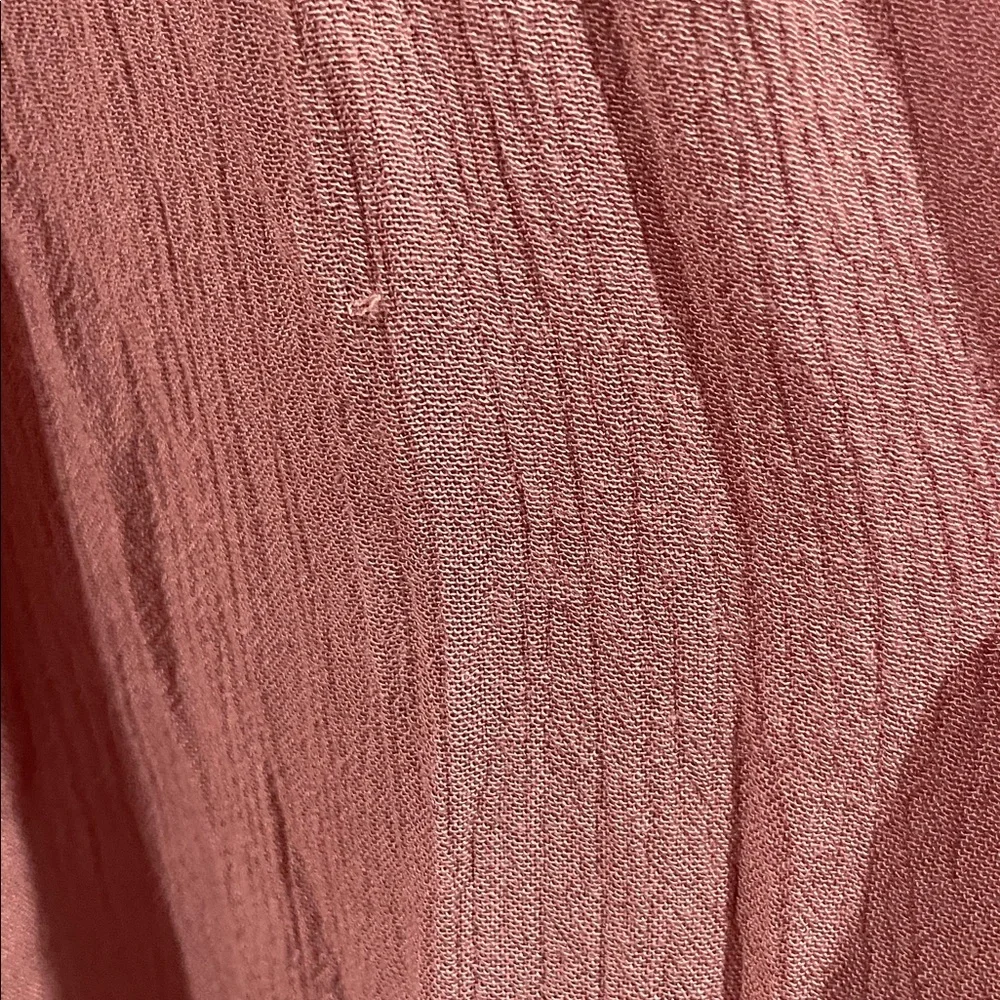 Free People One- Lace Bodice Tiered Ruffle Sundress - Dusty Rose- Size Small - Picture 10 of 12